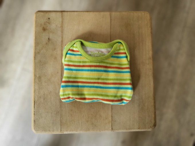 Body bébé rayé - 1 mois