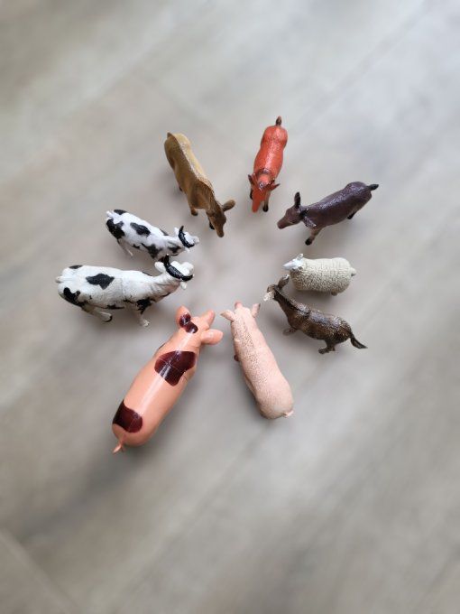 Figurines animaux de la ferme - dès 3 ans 