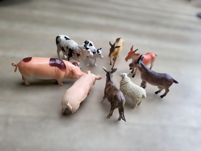 Figurines animaux de la ferme - dès 3 ans 