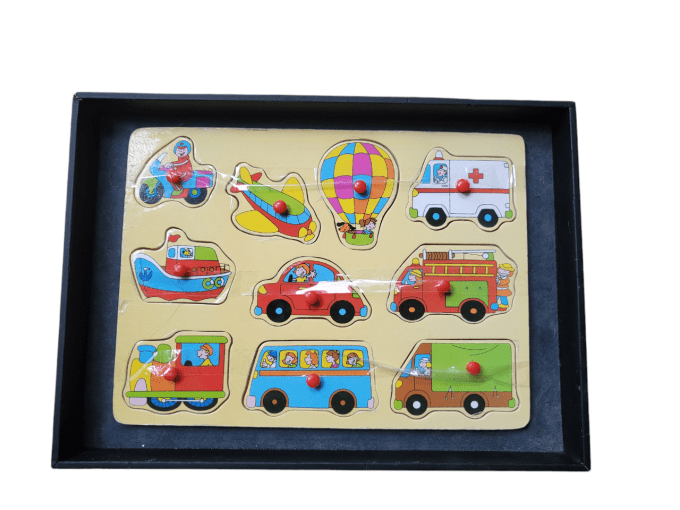Puzzle "moyens de transport" - dès 1 an