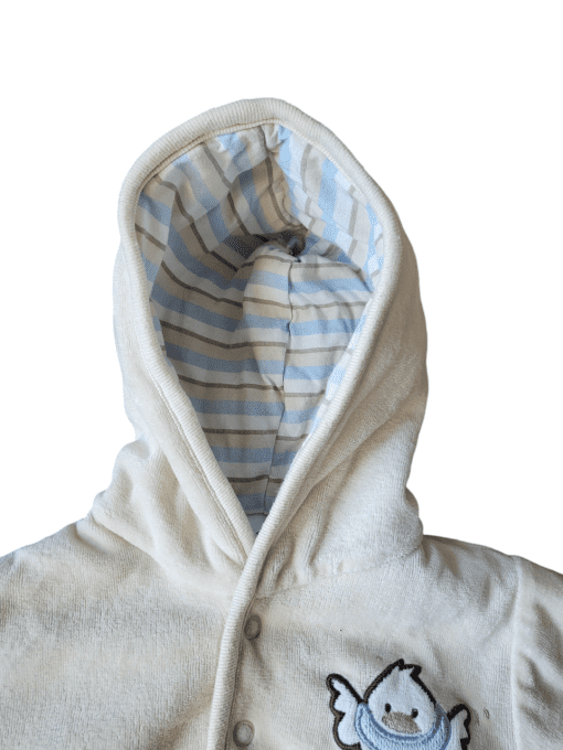 Gilet jaune à capuche - Naissance 