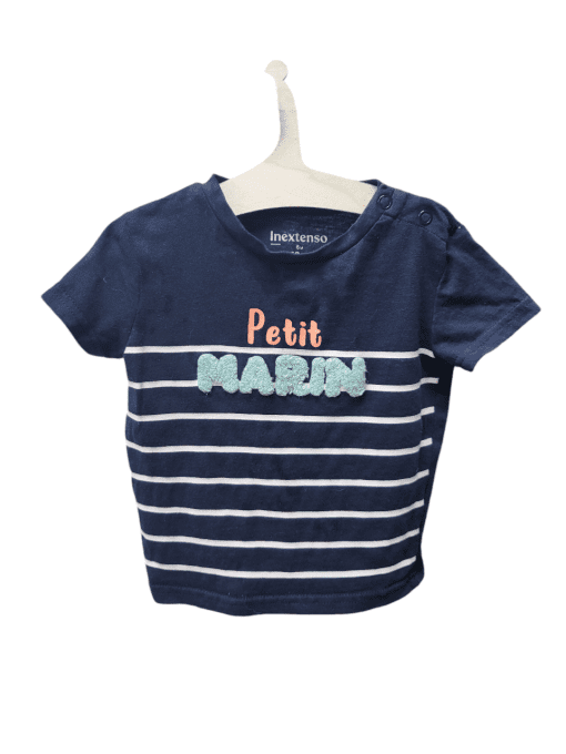T.Shirt rayé "petit marin" - 6 mois
