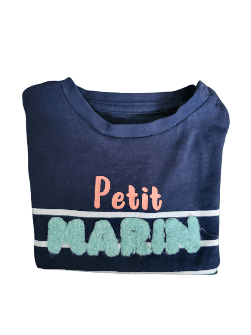 T.Shirt rayé "petit marin" - 6 mois