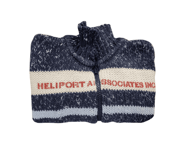 Gilet bleu rayé - 3/6 mois 