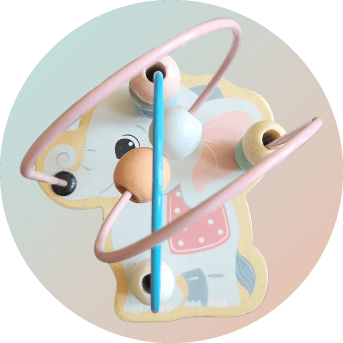 Petit boulier "éléphant" - dès 1 an