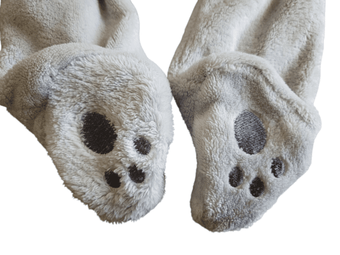 Pyjama "pilou-pilou" gris - 6 mois