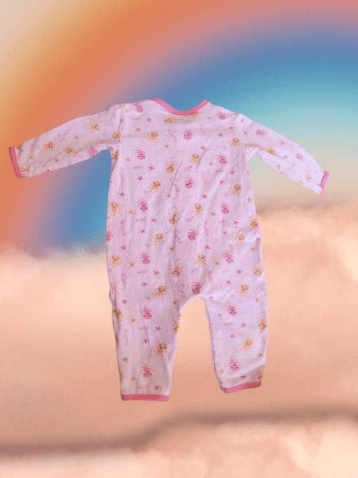 Pyjama rose "pieuvre" - 3/6 mois