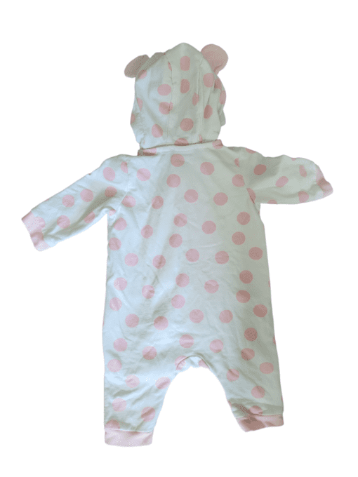 Combinaison à capuche "Roi nounours" - 12 mois