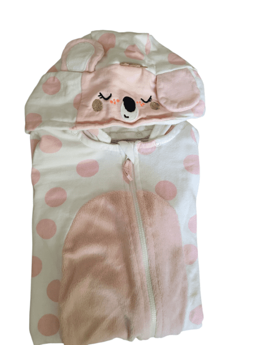Combinaison à capuche "Roi nounours" - 12 mois