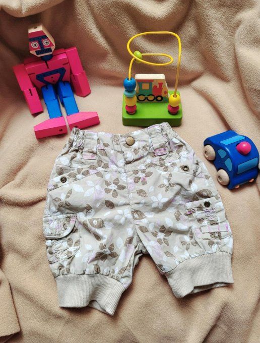 Pantalon unisexe "feuilles" - 6 mois