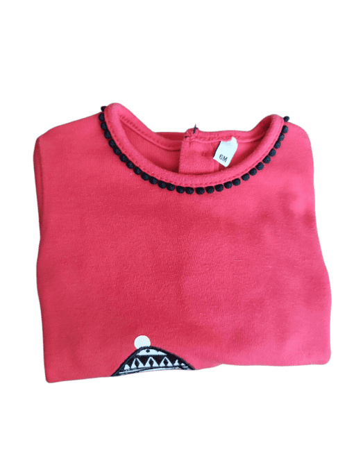 Robe rouge - 6 mois