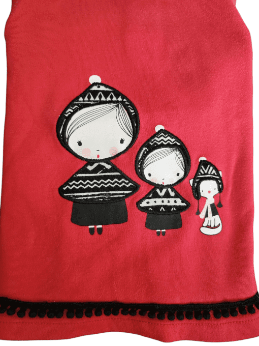 Robe rouge - 6 mois