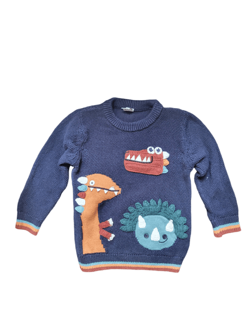Pull "dinosaures" - 12/18 mois 