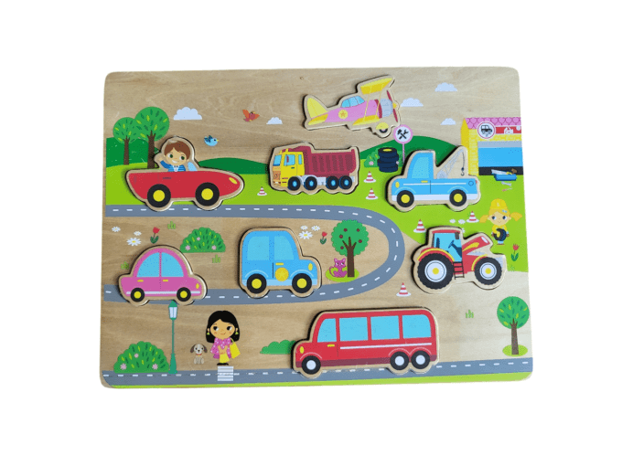 Puzzle "moyens de transport" - dès 18 mois