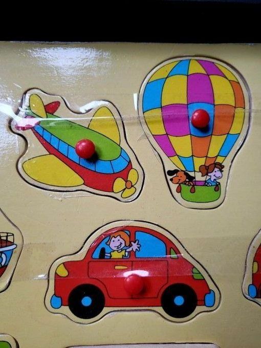 Puzzle "moyens de transport" - dès 1 an