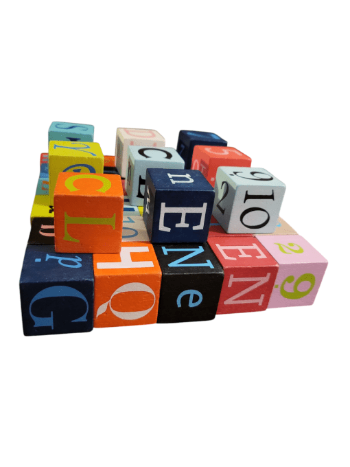 cubes chiffres et lettres - dès 1 an